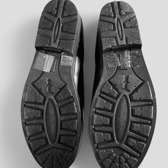 NIB JCrew Mercantile Chelsea Ankle Rain Boots Woman's sz 11 Black Lug Sole - Picture 5 of 13